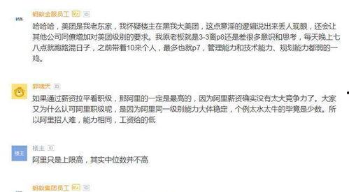 头条阿里薪资对标,揭秘互联网巨头薪酬体系